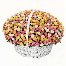 Премиум букет из: Розы #REPLACE_PRED# Тёплом