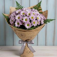 Букет цветов из:  Хризантемы в Тёплом