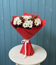 Букет цветов из:  Хризантемы в Тёплом