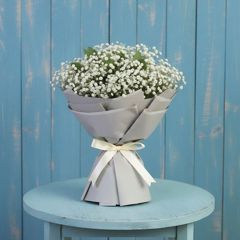 Букет цветов из: Гипсофила в Тёплом