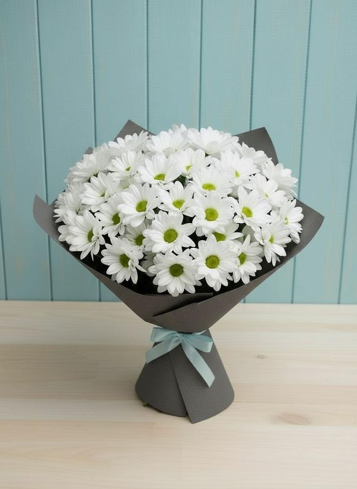 Букет цветов из: Хризантемы в Тёплом