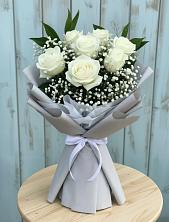 Букет цветов из:  Розы в Тёплом