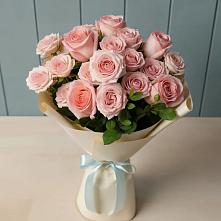 Букет Розовый шарм в Тёплом