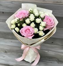 Букет цветов из:  Розы в Тёплом