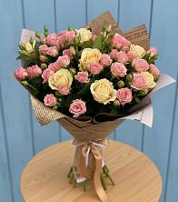 Букет цветов из:  Розы в Тёплом