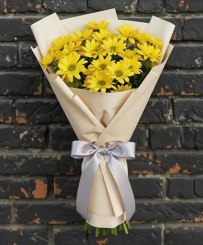 Букет цветов из: Хризантемы в Тёплом