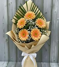 Букет цветов из:  Герберы в Тёплом
