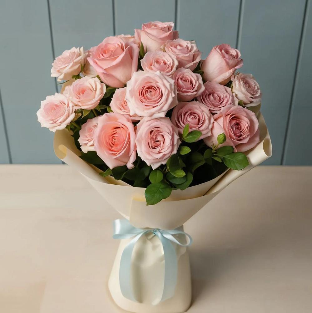 Букет Розовый шарм в Тёплом