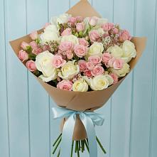 Букет цветов из:  Розы в Тёплом