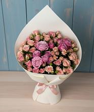 Букет цветов из:  Розы в Тёплом