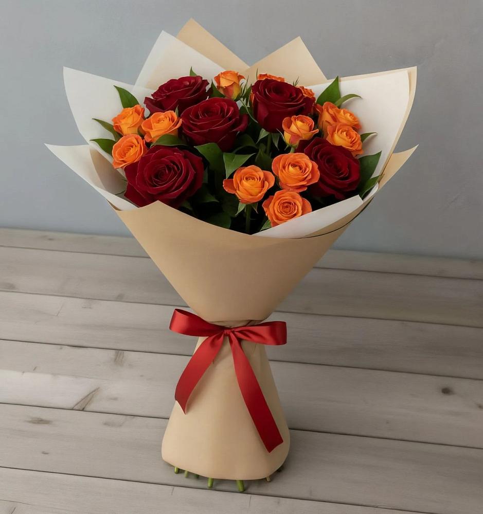 Букет Любовь и восторг в Тёплом